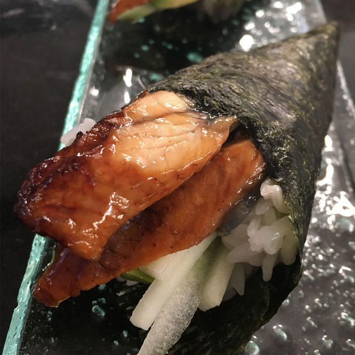 Hand Roll Eel Raw
