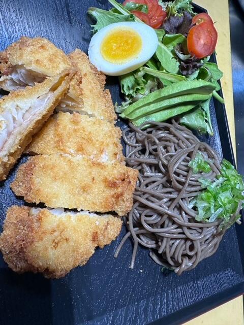 Seabass Agemono (Zaru Soba)