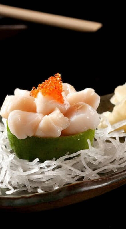 Sashimi Scallop (Lightly Grilled with Ponzu) Raw